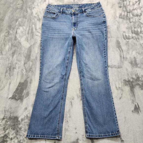 Maurices Denim - Maurices M Jeans Womens 18W Blue High Rise Curvy Slim Bootcut Stretch Casual